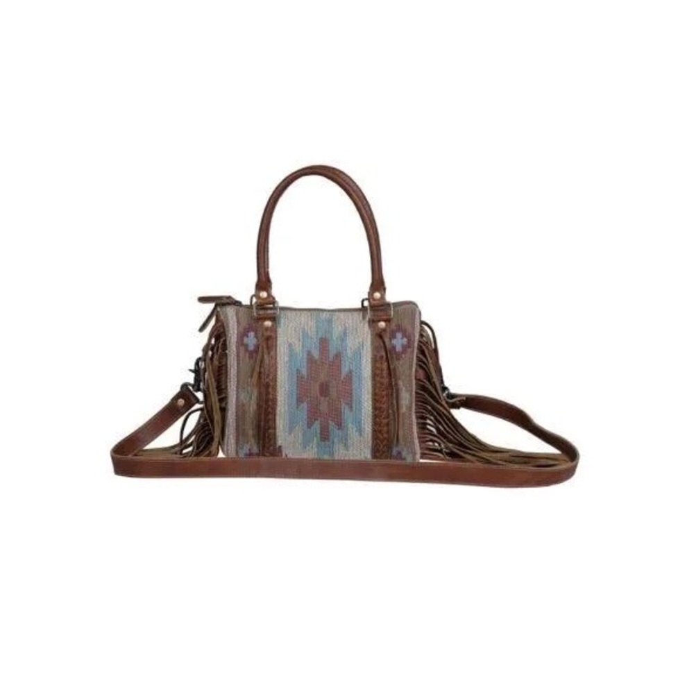 Myra Blue Rays Conceal Carry Hand Bag